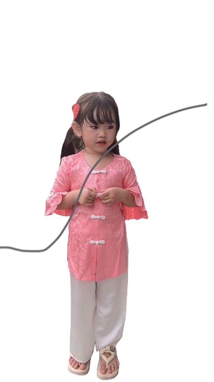 ÁO BÀ BA CÁCH TÂN CÚT TÀU MẸ VÀ BÉ