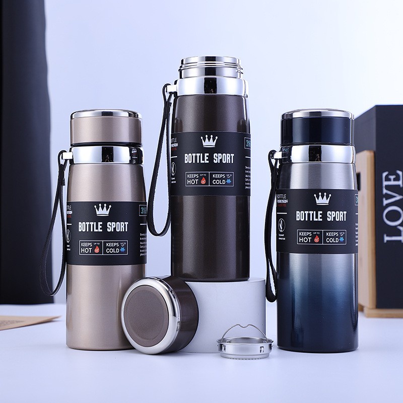 Bình giữ nhiệt inox cao cấp dung tích 1200ml, Bình nước giữ nhiệt, Bình giữ nhiệt 1 lít, Ly giữ nhiệt inox