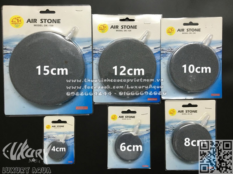 Sủi đĩa oxy tròn siêu mịn size 6cm cho hồ cá - Hàng Công Ty