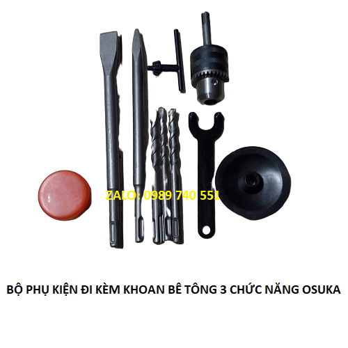MÁY KHOAN ĐỤC BÊ TÔNG OSUKA K1101-RUỘT ĐỒNG