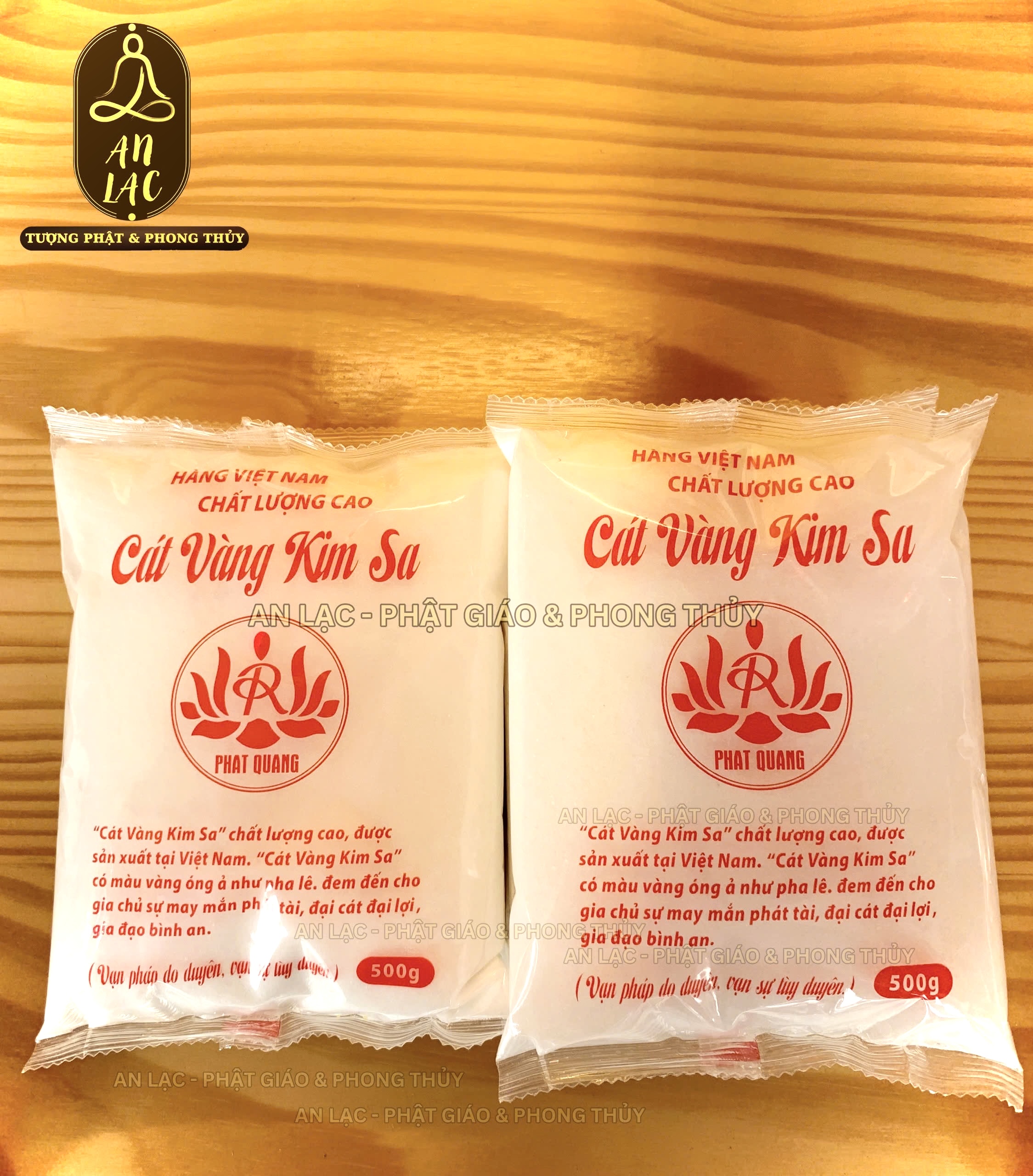 CÁT KIM SA ĐỂ LƯ HƯƠNG 500G/GÓI