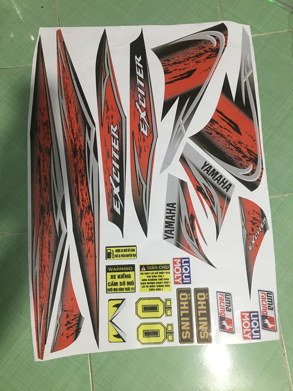 Tem exciter 2006 cam bạc