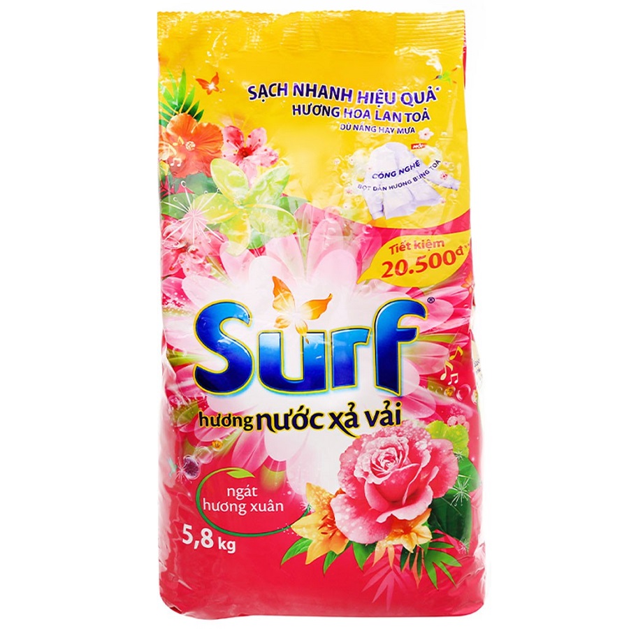 Bột giặt Surf túi 5.5kg
