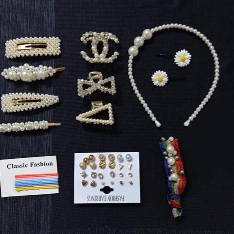 set kẹp ngọc trai 33 món tốt nhất