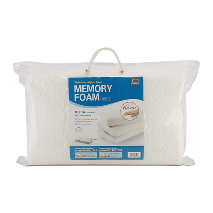 Gối cong Memory Foam Lock&Lock HLW111 (50x30x10cm)