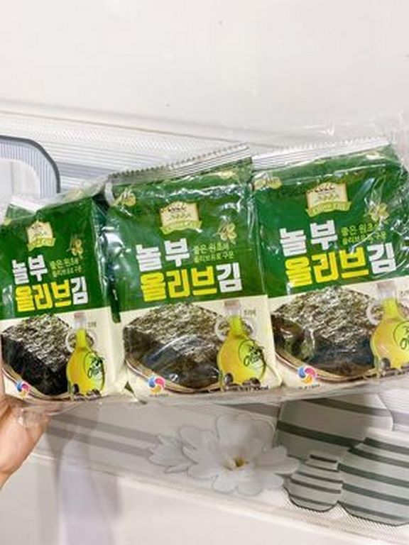 Rong Biển Hàn Quốc Olive Oil 3 Gói