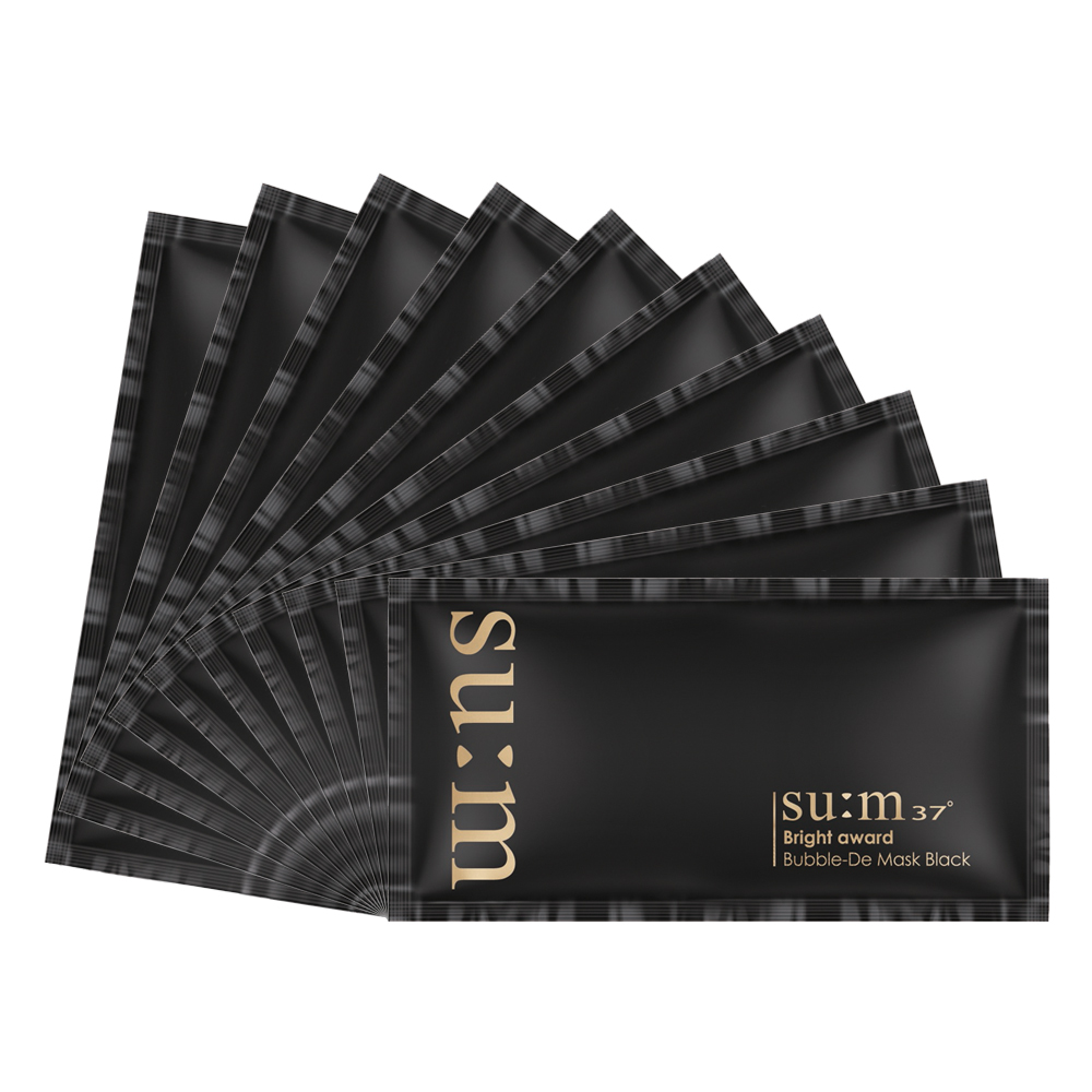 [Hàng chính hãng] Combo 10 gói Mặt nạ sủi bọt thải độc Su:m37 Bright Award Micro Bubble De Mask 4.5ml