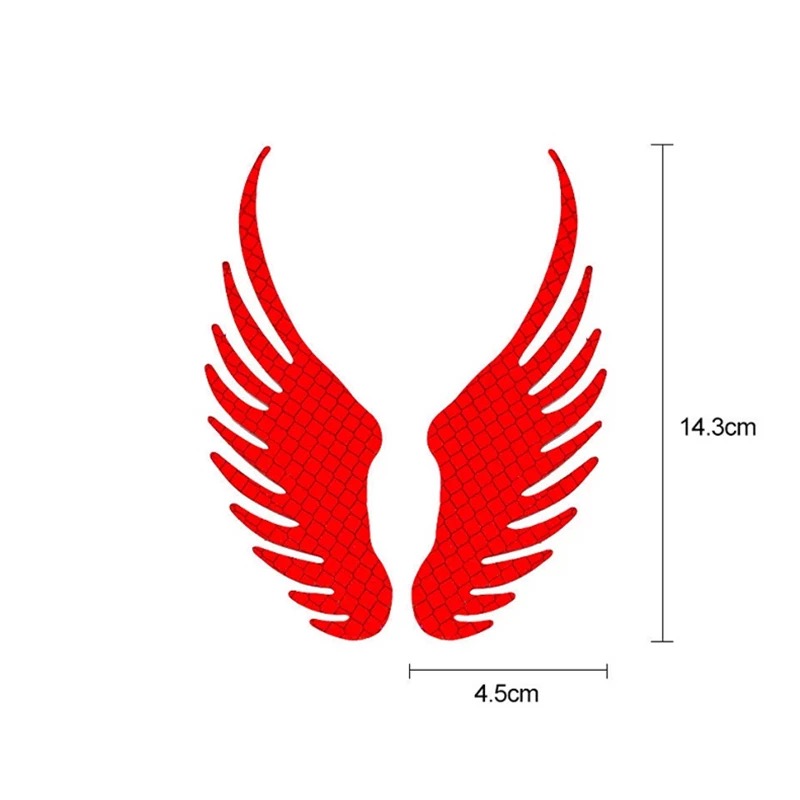 [HCM]Logo đôi cánh phản quang dán xe ô tô