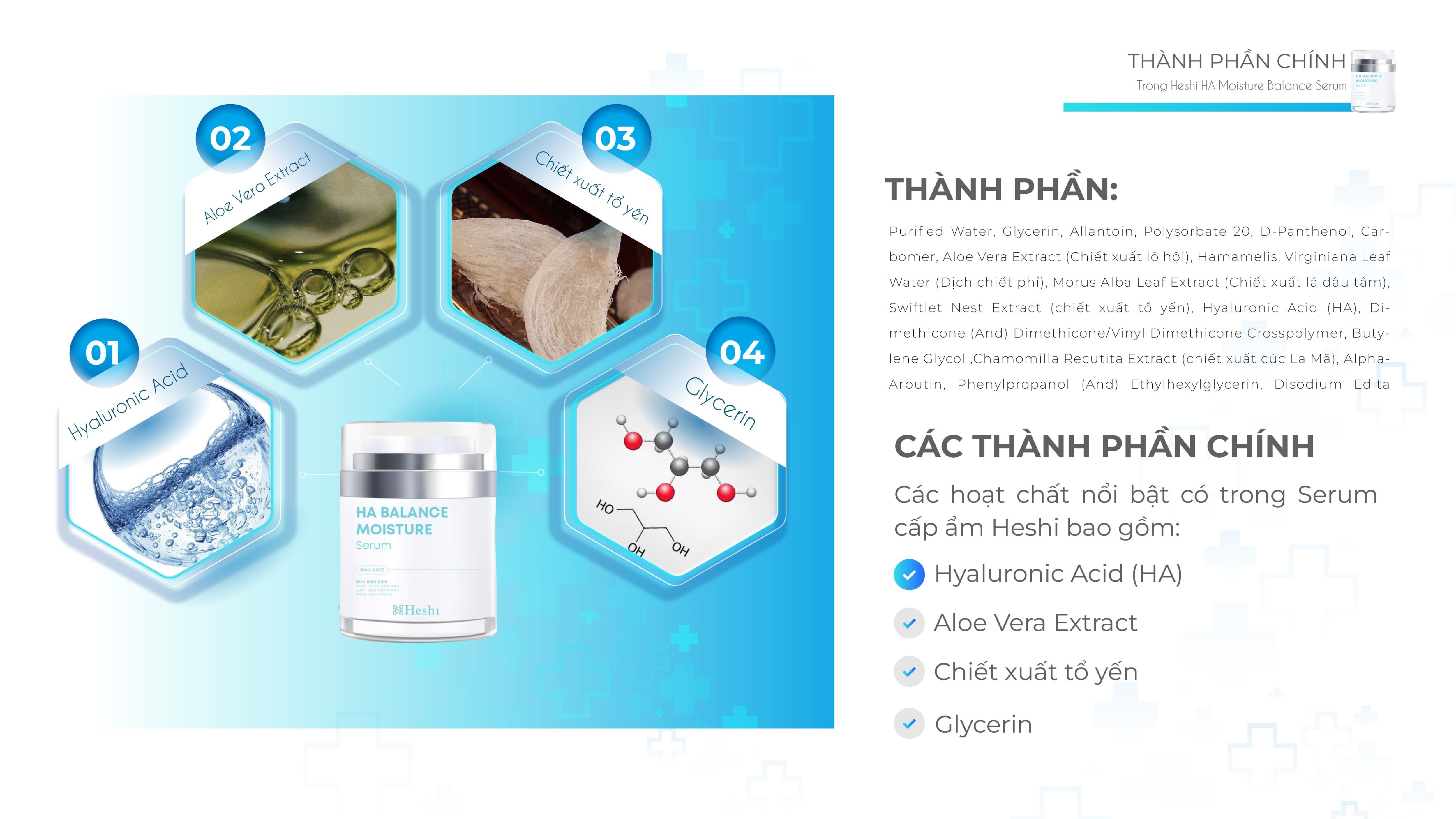 Serum Cấp Ẩm Heshi Ha Balance Moisture Serum