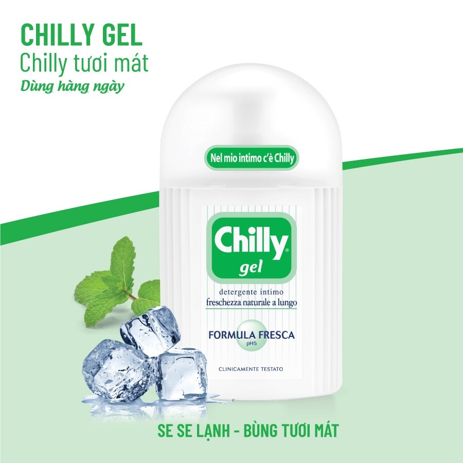 [HCM]Dung dịch vệ sinh phụ nữ Chilly Gel  Delicato 200ml