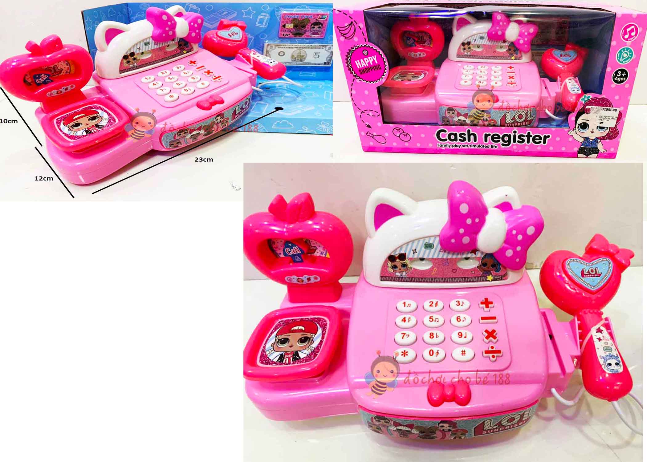 [HCM]Máy tính tiền siêu thị có giỏ hàng
