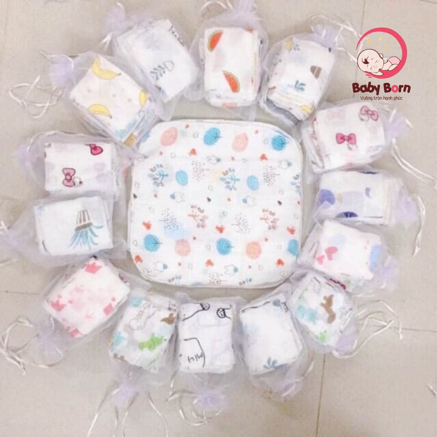 KHĂN SỮA ADEN (Túi lưới 10 khăn)