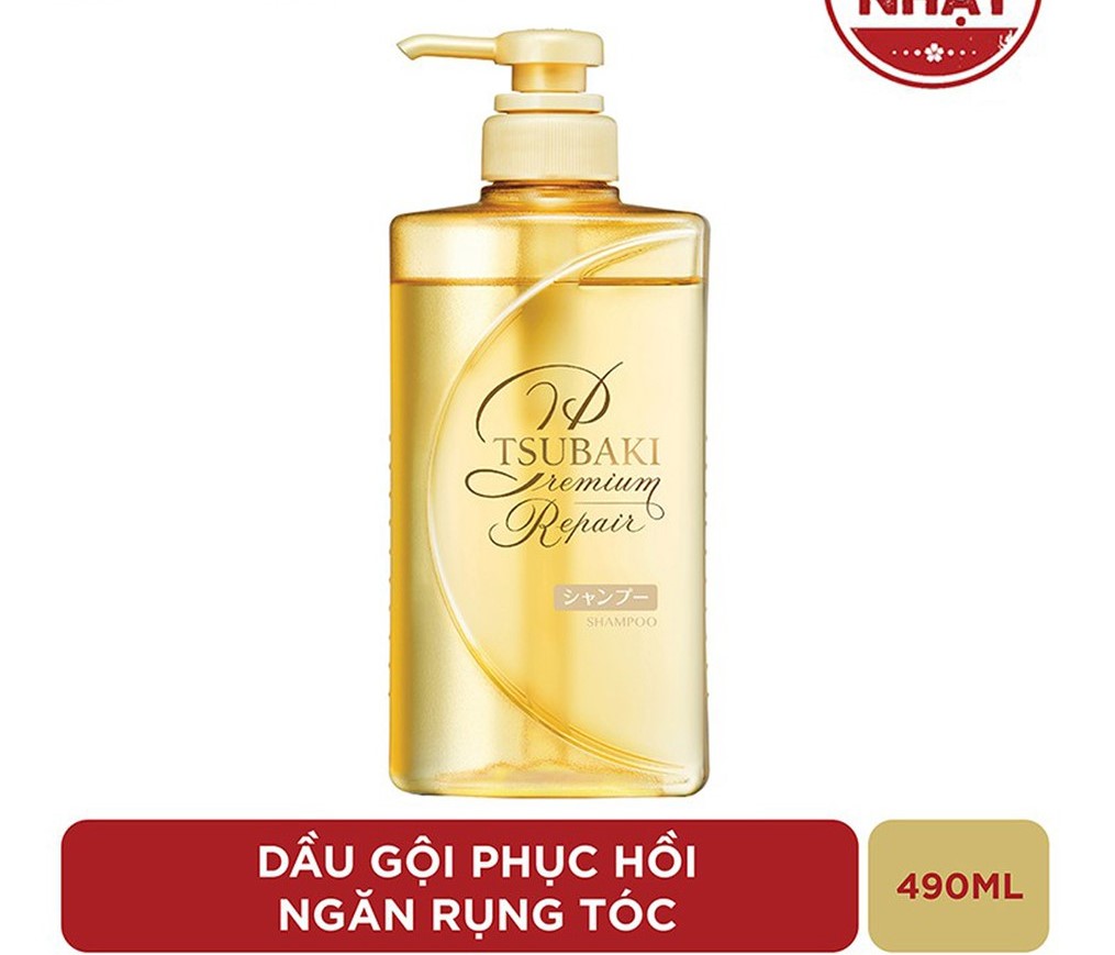 Dầu Gội TSUBAKI Premium Ngăn Ngừa Rụng Tóc 490ml