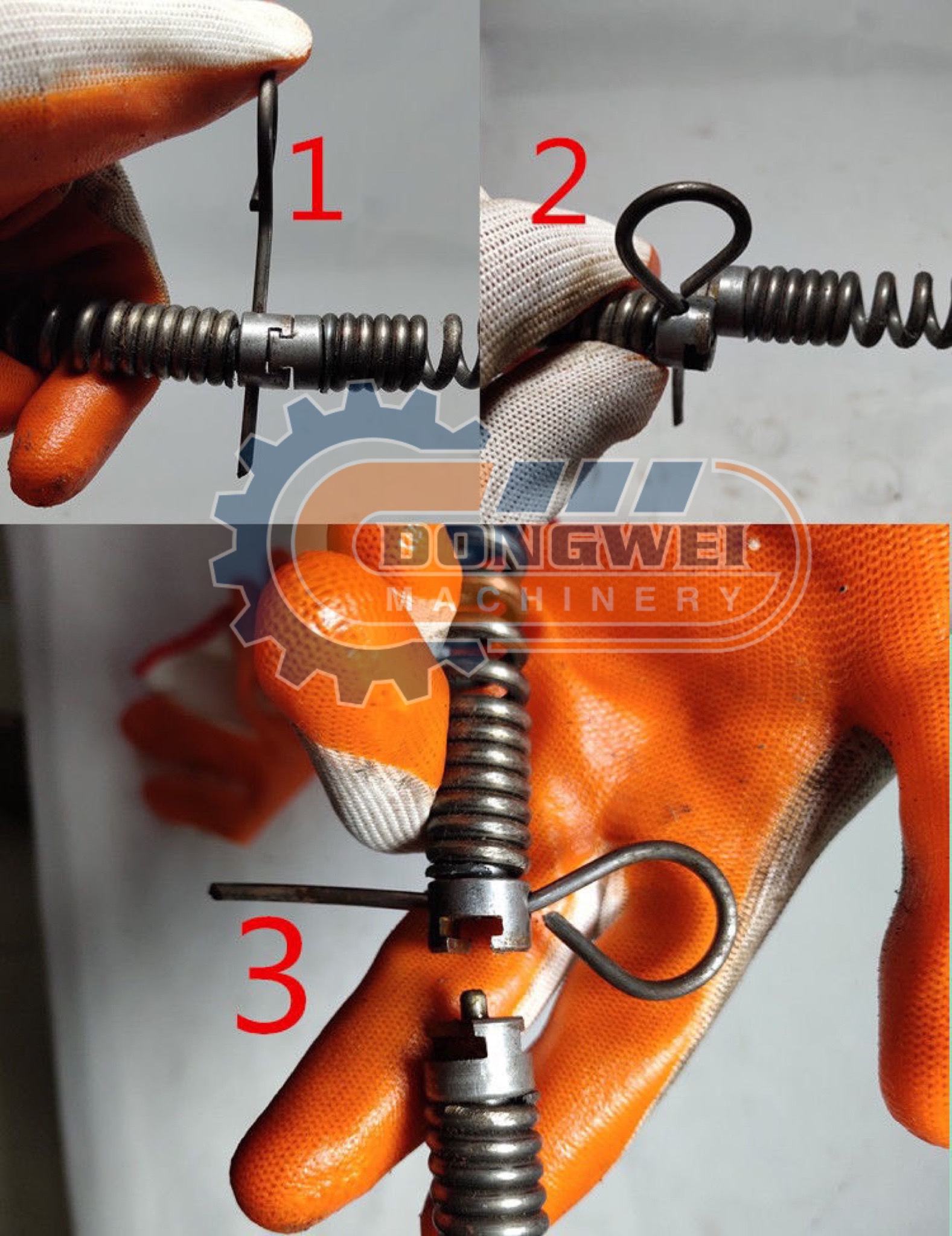 Dây thông tắc cống dùng cho máy khoan