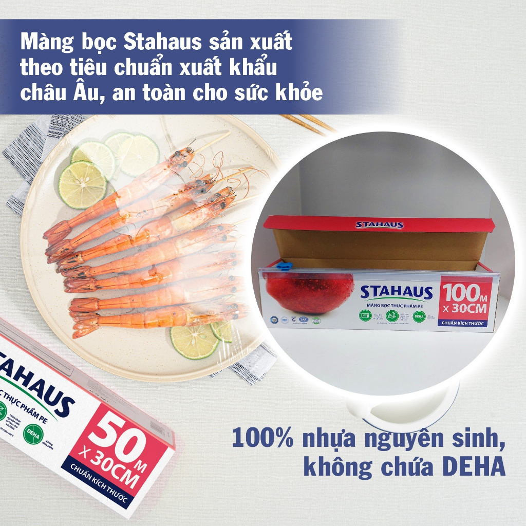 Màng bọc thực phẩm PE STAHAUS