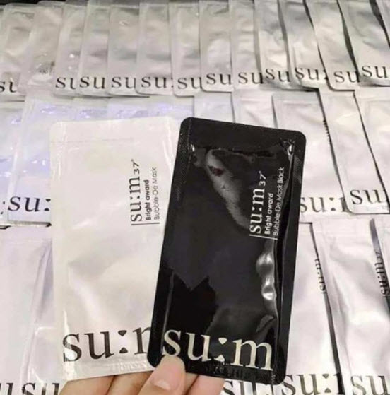 Mặt nạ thải độc da sum: 37 White Award Bubble-De Mask 2ml
