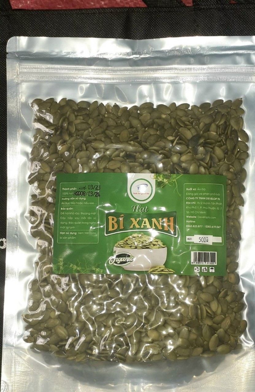 Hạt bí xanh Ấn Độ 500g