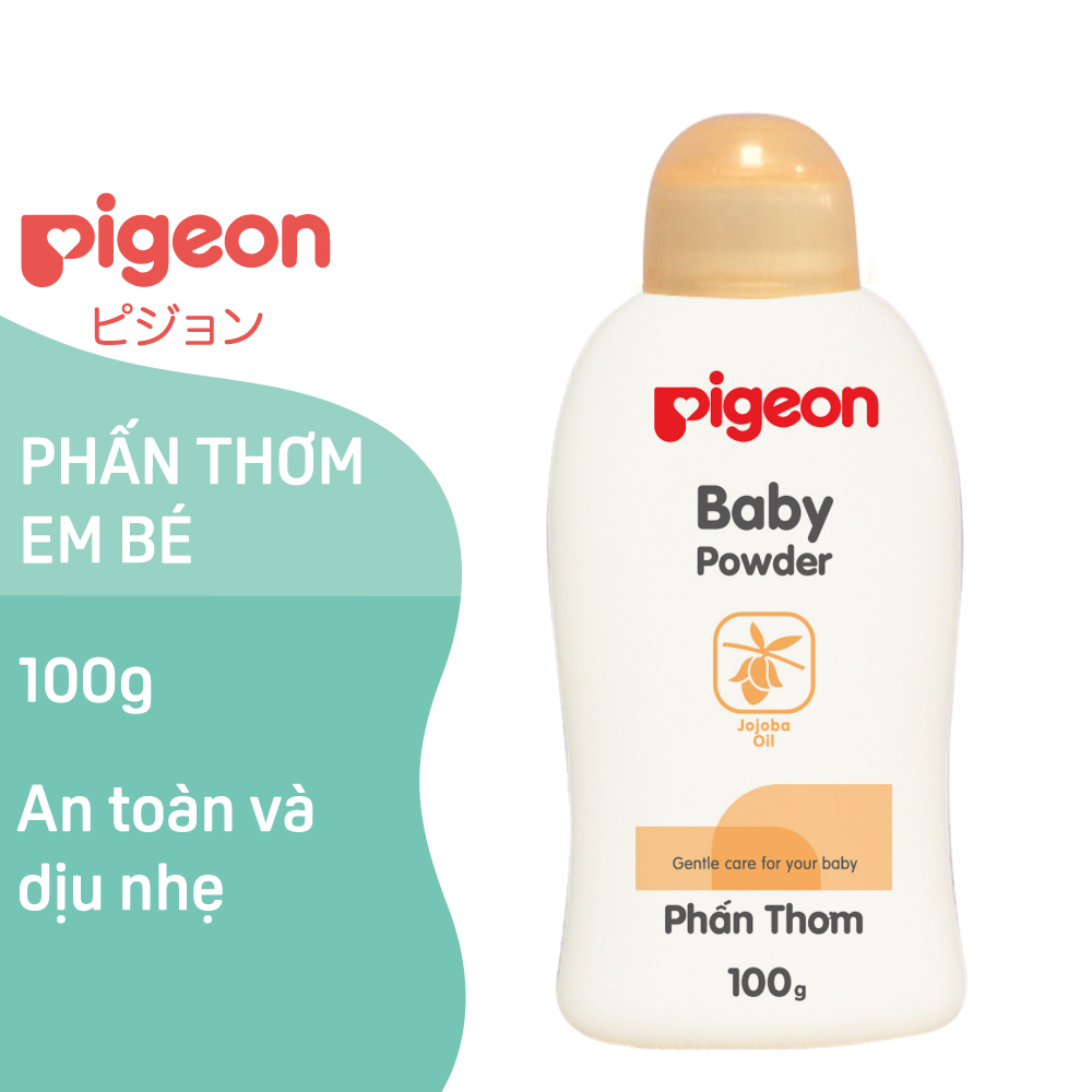Phấn thơm em bé Pigeon Nắp màu 100g
