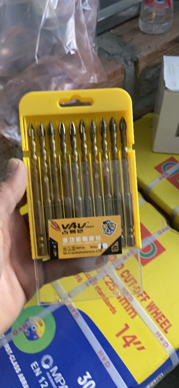 Bộ 4 Mũi khoan đa năng Cao Cấp( Gồm mũi 6,8,10,12)