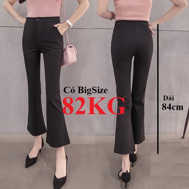 QUẦN TÂY Cống Sở ỐNG LOE Dáng Lỡ 84CM Sang Chảnh Có Thêm Bigsize 86KG