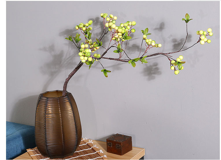 Cành cổ quả cherry trang trí-Cành giả