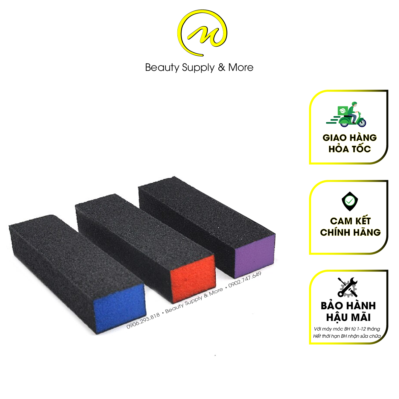 Buffe phao móng 2 mặt mịn-sần