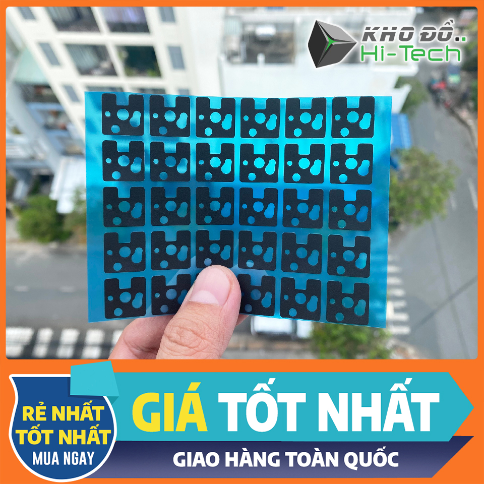 10 Miếng đệm Switch Foam chất liệu Poron IXPE EVA dày 0.5mm giảm thiểu âm thanh switch bàn phím cơ