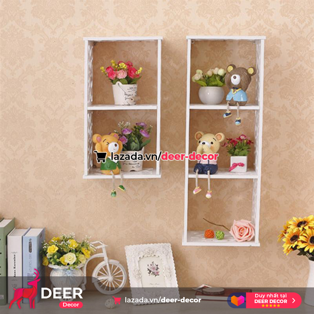 Shelf pattern unique wall-deer decor