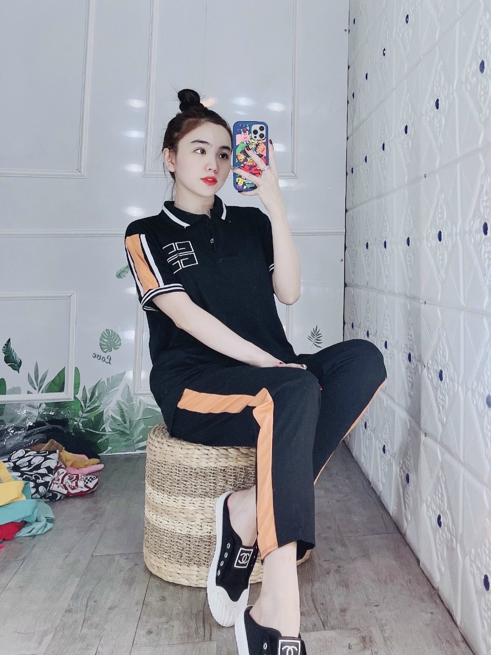Set Bộ Cổ Thêu Thời Trang( 40~70kg) - Sản Phẩm Y Hình