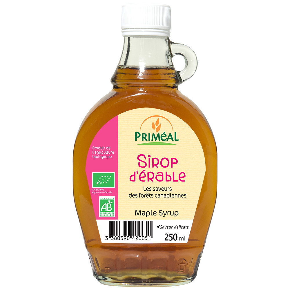 Primeal Organic Maple Syrup Grade C 250ml