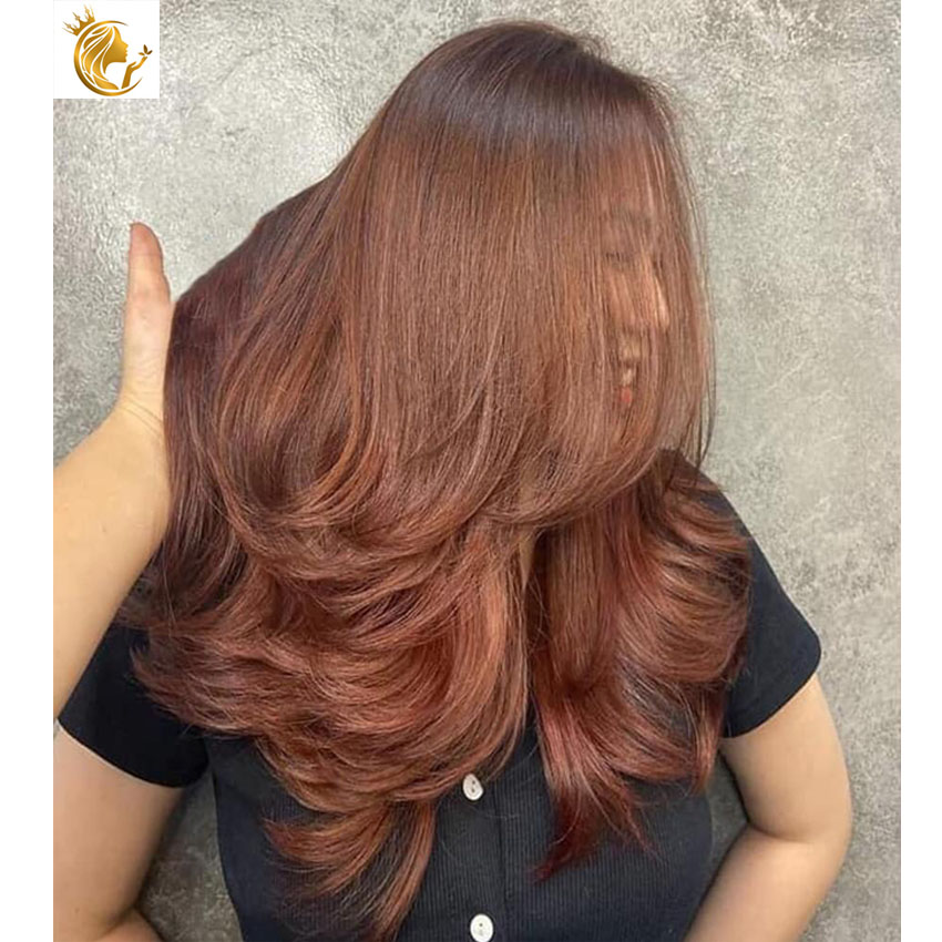 Thuốc Nhuộm Tóc Màu Vàng Đồng Kèm Oxy
