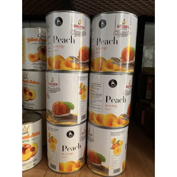 Đào Ngâm Golden Lon -820g
