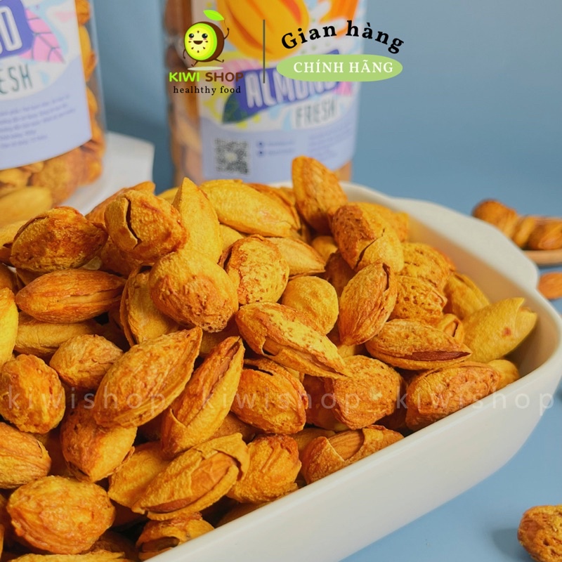Hạnh Nhân Rang Bơ nhập khẩu Mỹ Hũ 450GR *Kiwishop*