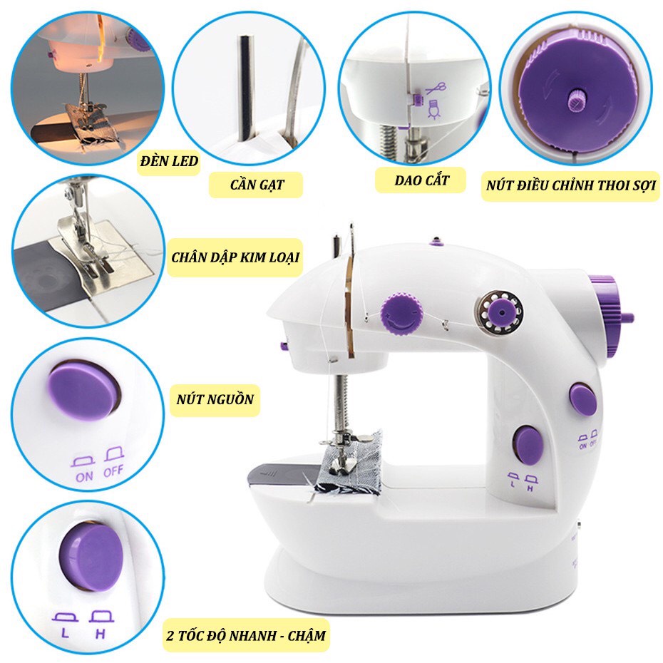 Máy may để bàn - Máy may cầm tay mini tại nhà