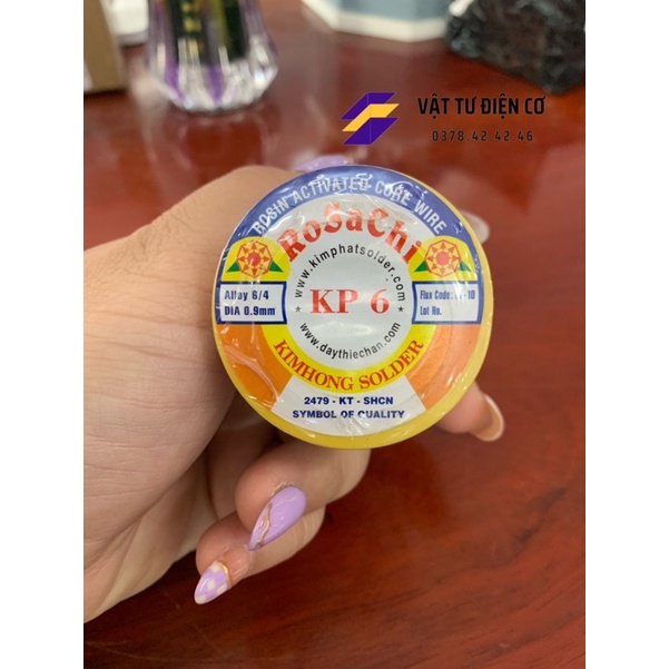 Cuộn chì hàn thiếc hàn lớn Rosachi Kim Phát 100G