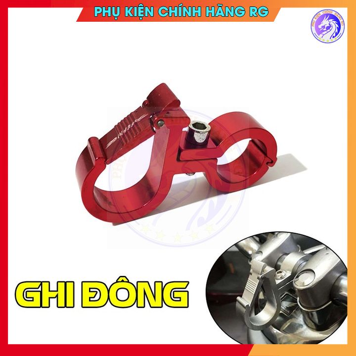 Móc treo đồ xe máy gắn ghi đông trần pcx sonic satria...v.v