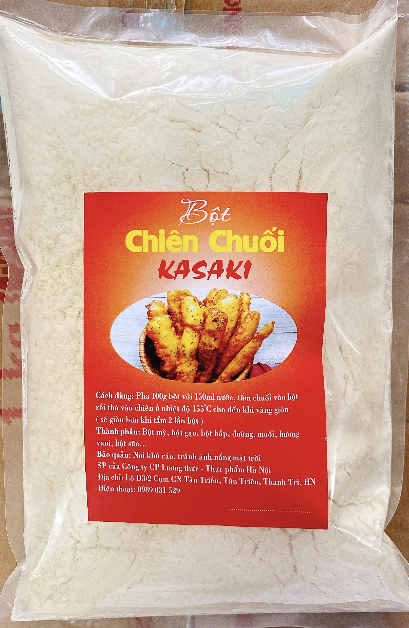 Bột chiên chuối KASAKI
