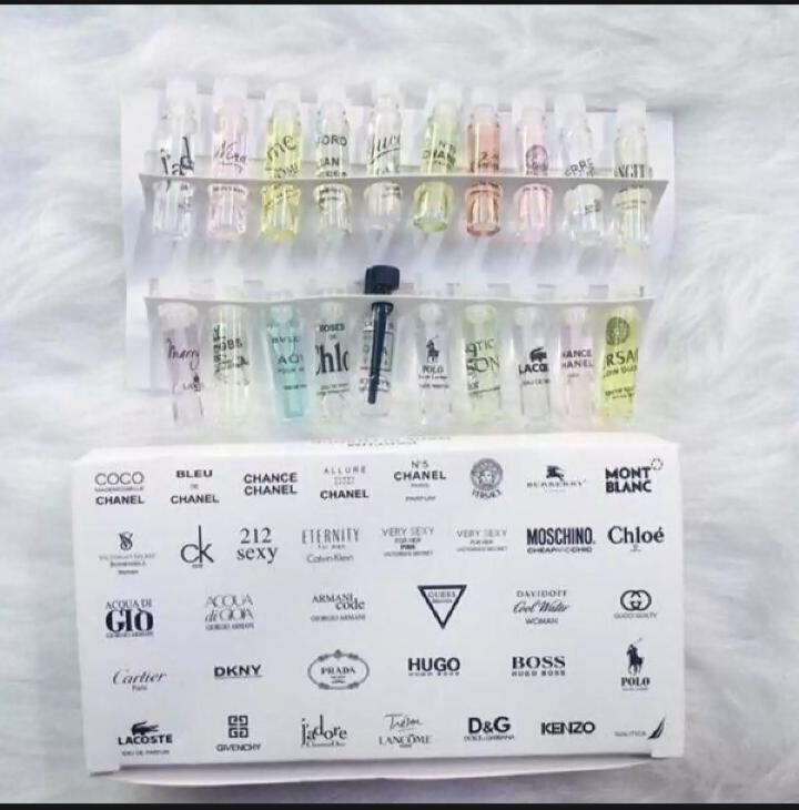 Bộ 20 chai mini Nước hoa Dùng Thử 20 Mùi Rất Thơm