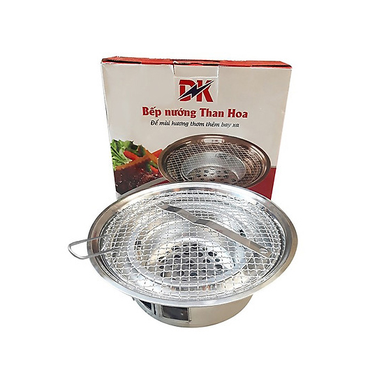 Bếp nướng than hoa đặt âm bàn cho quán nướng