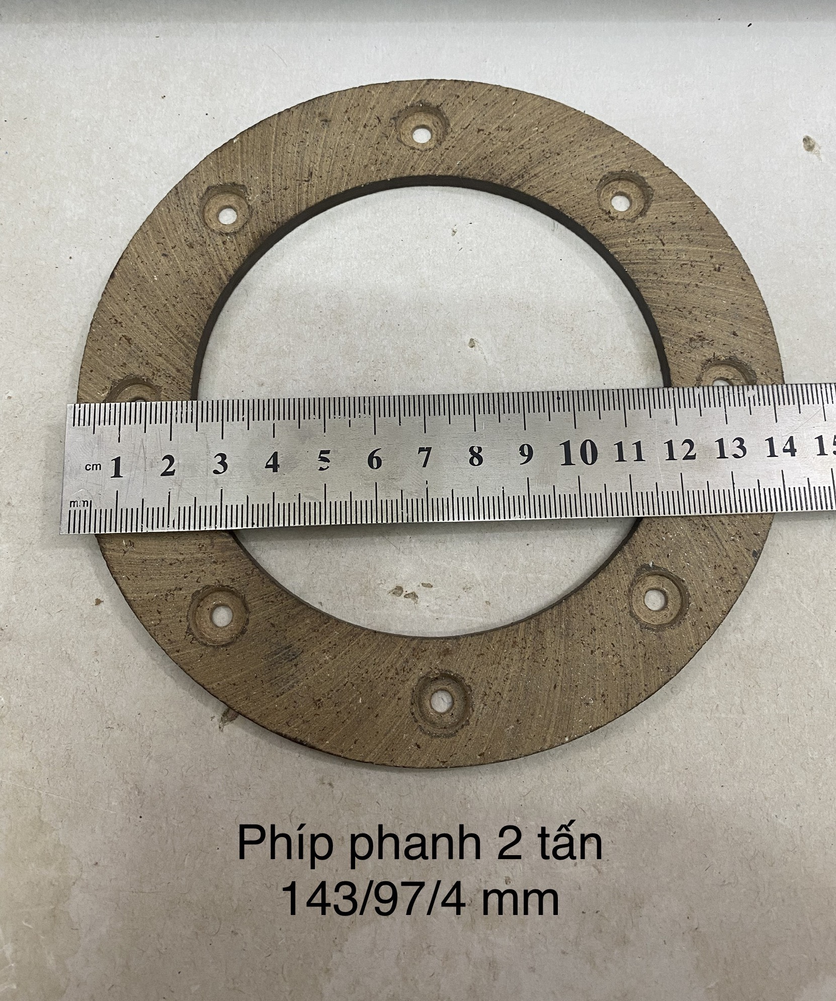 Má Phíp phanh cho pa lăng, cầu trục 2 tấn