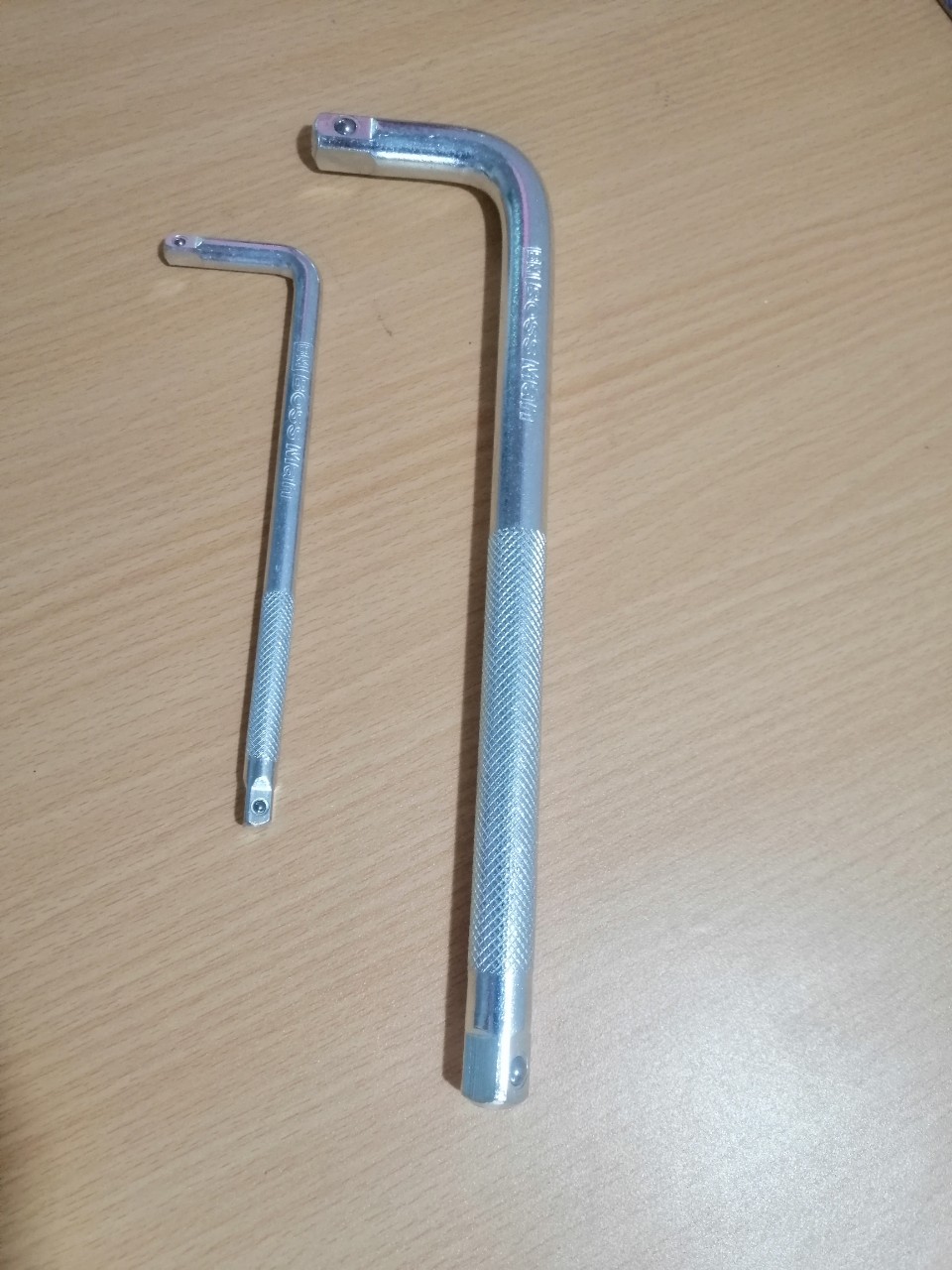 Cần siết đầu tuýp chữ l 1/2 - 1/4 hàng việt nam