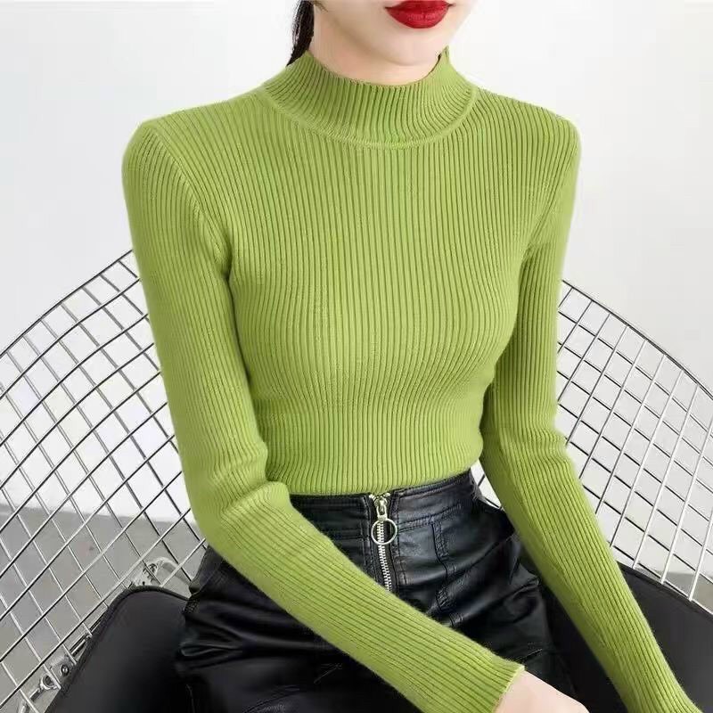 Áo len nữ đẹp cổ thấp áo len nữ dài tay chất co giãn quảng châu xịn PANOSY - Mã A290