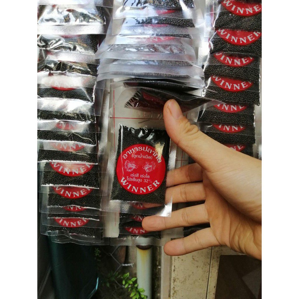 LĂNG QUĂNG SẤY KHÔ , CÁM CHO CÁ BETTA < THỨC ĂN CÁ BETTA WINNER ( COMBO 5 GÓI )