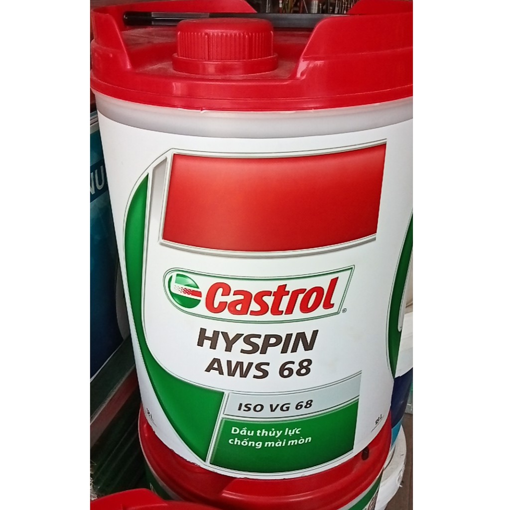Nhớt thuỷ lực castrol hyspin aws68 18l chính hãng