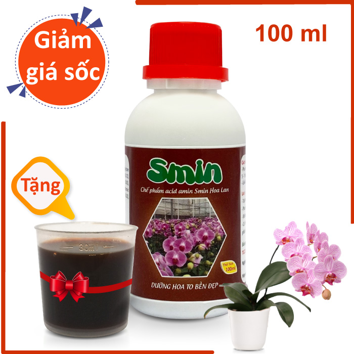 [HCM]Chế phẩm acid amin Smin Hoa Lan 100ml - Tặng cốc đo