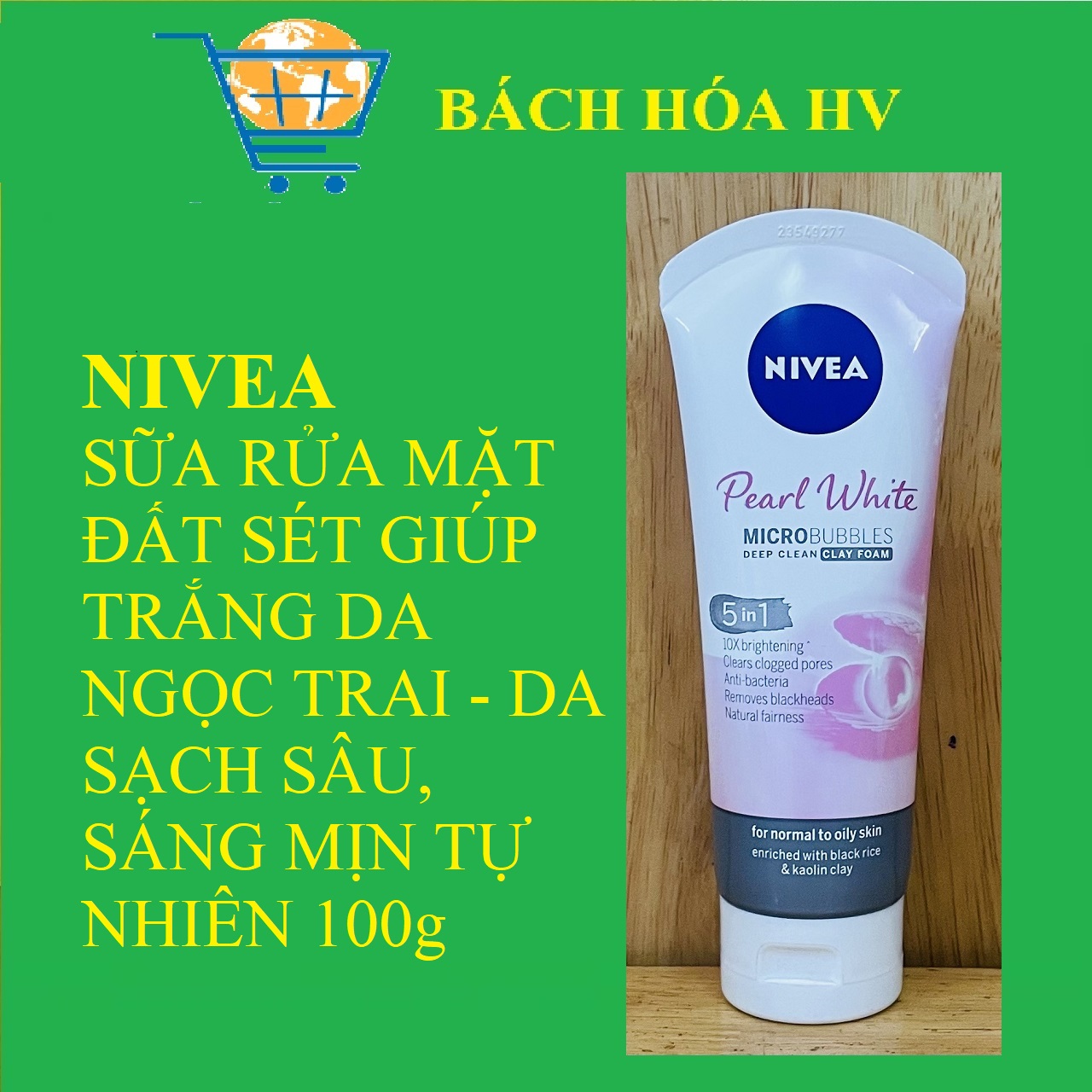 Sữa Rửa Mặt Nivea 100g - BACH HOA HV