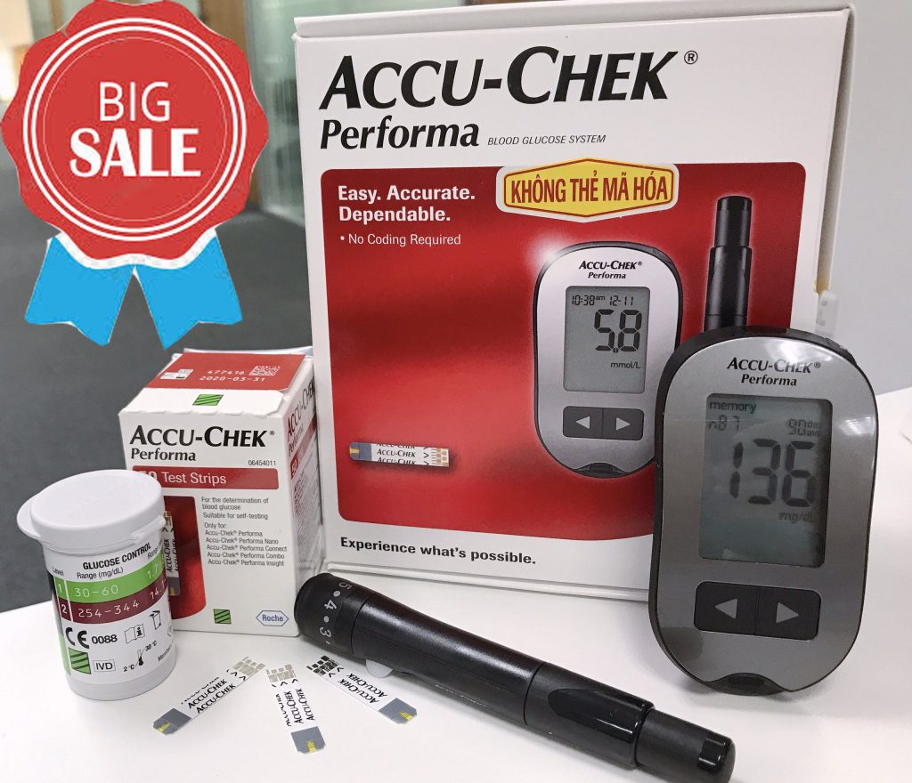 Máy đo đường huyết Accu Chek Performa