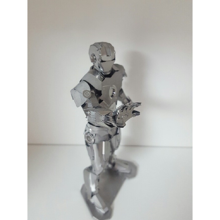 Mô hình 3D kim loại lắp ráp Iron Man Bạc [Chưa lắp]