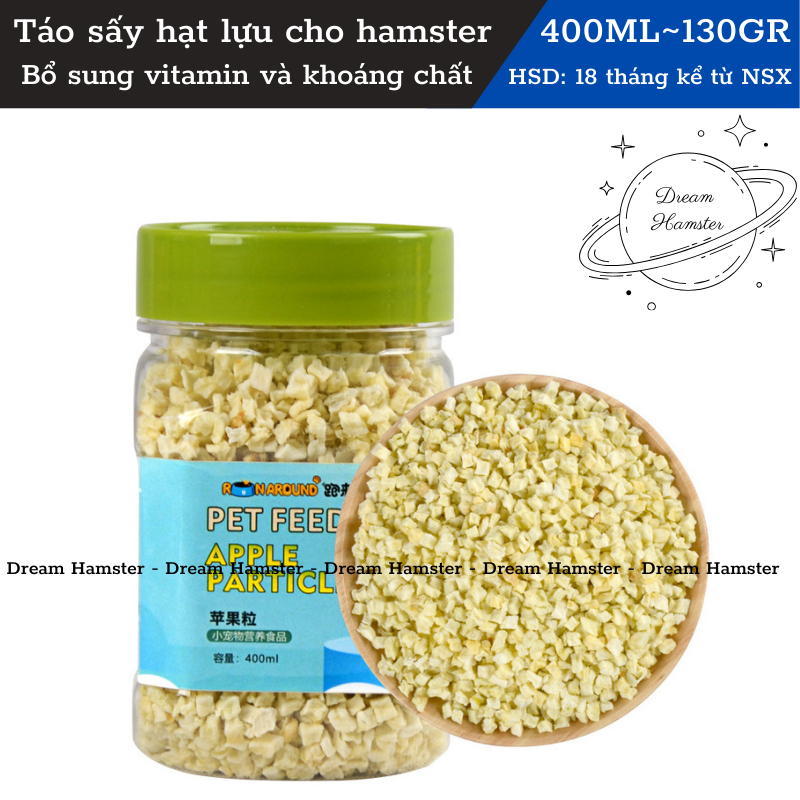 Táo sấy cho hamster (túi 20gr)