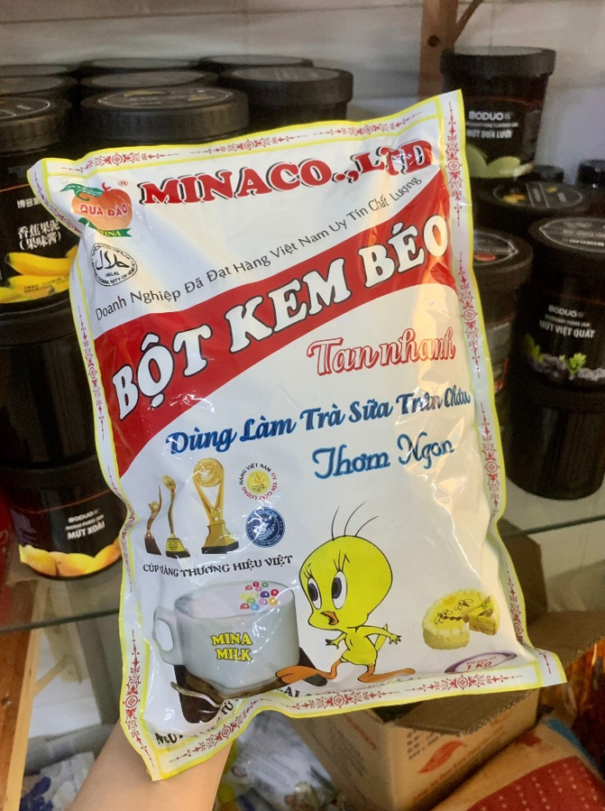 Bột Kem Béo Mina Con Vịt Gói 1kg